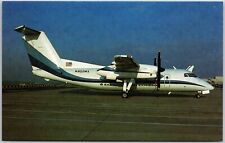 Airplane Eastern Metro Express DHC-8-101 Dash 8 N802MX Aircraft Postcard picture