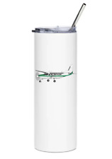 Cessna Caravan Stainless Steel Water Tumbler with straw - 20oz. picture