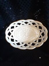 Lenox Candy Dish Basket Weave 6inx4in picture