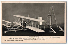 Le Mans France Postcard Wright Biplane Flown By Wilbur Wright c1910 Unposted picture