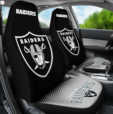 Oakland Raiders Ver2 Car Seat Covers (set of 2) picture