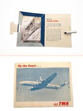 TWA AIRLINES & POLAROID  Souvenir Post Card 1956 GOP Republican Natl Convention  picture