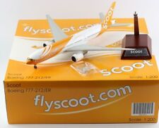 JC WINGS, SCOOT FlyScoot.com, B777-200ER, XX2985, 9V-OTD, 1:200 Scale picture