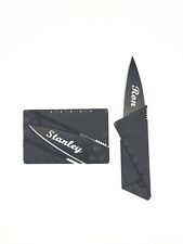Personalized Credit Card Knife/ survival knife/ laser engraved gift knife. picture