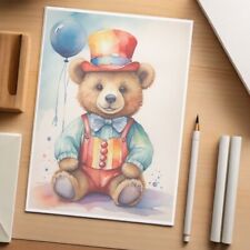 48  Sheets of  Decorative Stationery Paper for Letters , 8.5 x 11 - Bears#0678 picture