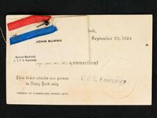 NobleSpirit {3970} Rare 1904 U.S.S. Kearsarge Admission Pass to Launching picture