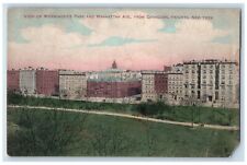 1913 View Morningside Park Manhattan Ave Cathedral Heights Lexington NY Postcard picture