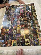 Mars Attacks Uprising Uncut Sheet of Base Cards picture