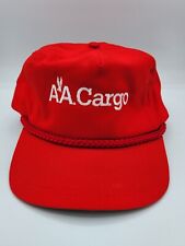 Vintage American Airlines AA Cargo Red Kati Rope Adjustable Hat picture