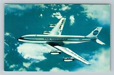 Pan American Jet Clipper Antique Aircraft Vintage Souvenir Postcard picture