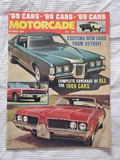 Motorcade Magazine 1968 October  1969 Cars  Mustang Mach 1 Chevelle Pontiac GTO picture