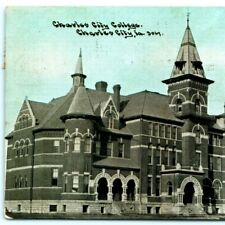 1909 Charles City IA College Photo Gertie Burma Ackley Hampton Mason Castle A4 picture