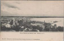 Postcard City of Geneva and Seneca Lake Geneva NY  picture