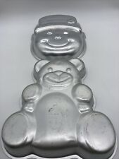 1982 Wilton Cake Pan -Huggable Teddy Bear 502-3754  And 2002 Frosty 2105-2083 picture