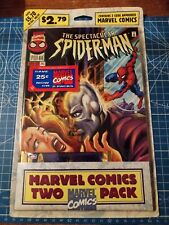 Marvel Comics 2 Pack with 1995 1996 SkyBox Basketball Card Pack picture