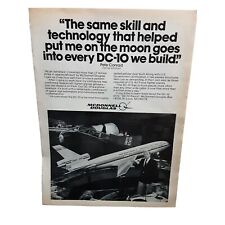 McDonnell Douglas DC 10 Airplane vintage 1980 Magazine Ad Advertising picture