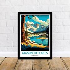 Mammoth Lakes California Travel Print picture