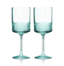 Tiffany&Co Diamond Point Wine Glass - Set of 2 picture