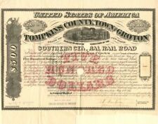 Southern Central Railroad - $500 Bond - General Bonds picture