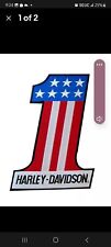 Harley Davidson Patch-American #1 Large Motorcycle Embroidery Patch picture