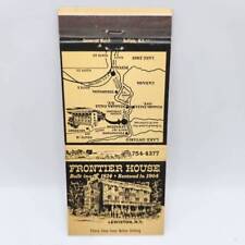 Vintage Matchbook Frontier House Lewiston Buffalo New York Hotel Restaurant picture