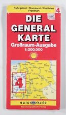 1995 WESTERN GERMANY Grossbaum-Ausgabe 1:200000 scale MAIR EUROKARTE in slipcase picture