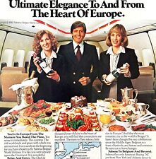 Belgian World Airlines Sabena 1979 Advertisement Aviation Europe DWKK6 picture