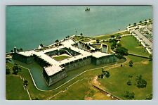 St Augustine FL-Florida, Castillo De San Marcos Natl Monument, Vintage Postcard picture