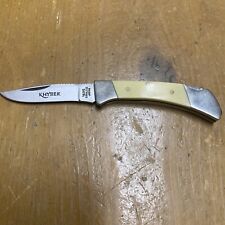 Vintage/Rare/Discontinued Khyber(KABAR) 1605 Folding Pocket Knife - Made In 🇯🇵 picture