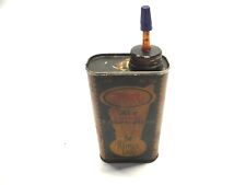 VINTAGE SIOUX AIR MOTOR LUBRICATING OIL CAN 8 OZ CAN 1/2 FULL PRE OWNED DISPLAY picture