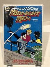 Heavy Hitters Midnight Men #1 Epic Comics VF/NM Signed 59/250 picture