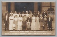 Advertising RPPC Protective Home Circle Ins Co Visits Heinz Co Pittsburg PA 1914 picture
