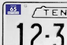 1965 Tennessee License Plate Registration Sticker, TENN picture
