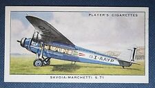 SAVOIA-MARCHETTI S71 Airliner    Original 1935 Aviation Card  KB06M picture