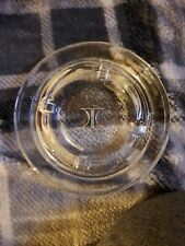 Vintage Hilton Hotels Ashtray Clear Glass picture