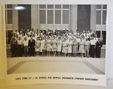 1963 Vintage Photo 21 School Mutual Insurance Company Management Group  picture