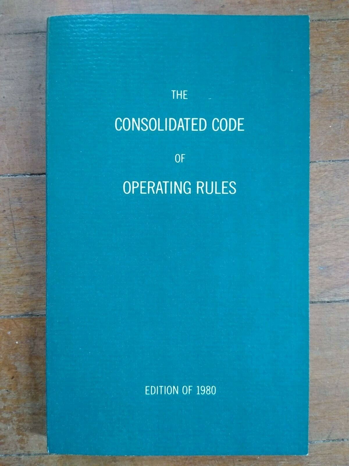 Consolidated Code of Operating Rules, Burlington Northern, 1980, Excellent