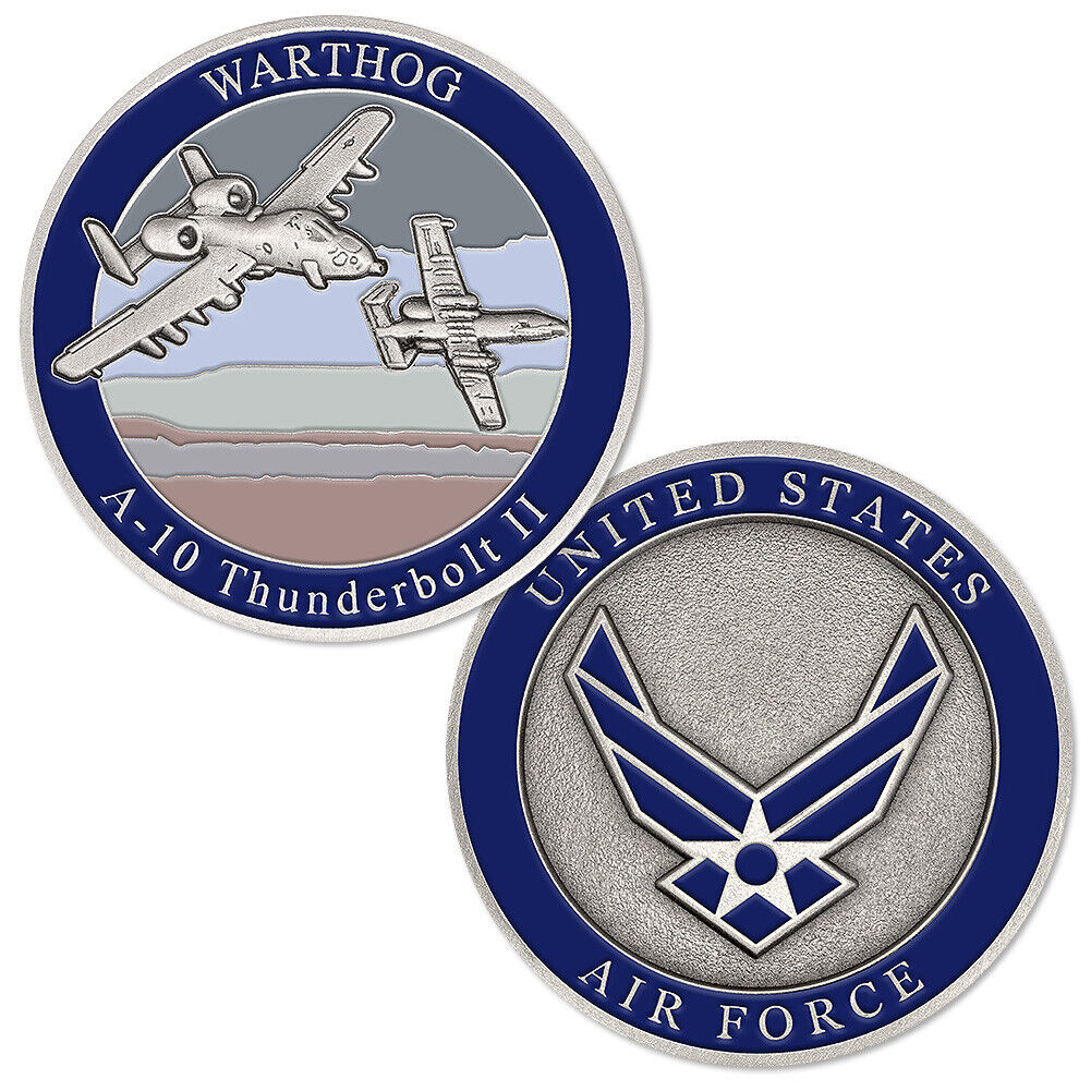 NEW USAF U.S. Air Force A-10 Warthog Thunderbolt II Challenge Coin.