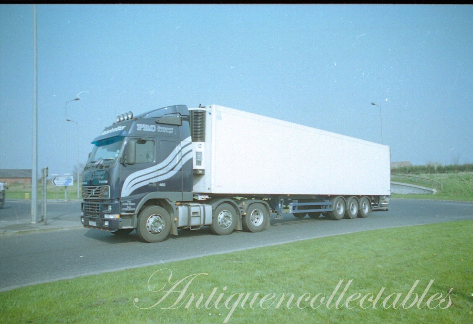 x20 35mm Colour Negative Truck Stop Lorry Haulage Commercial Transport D3