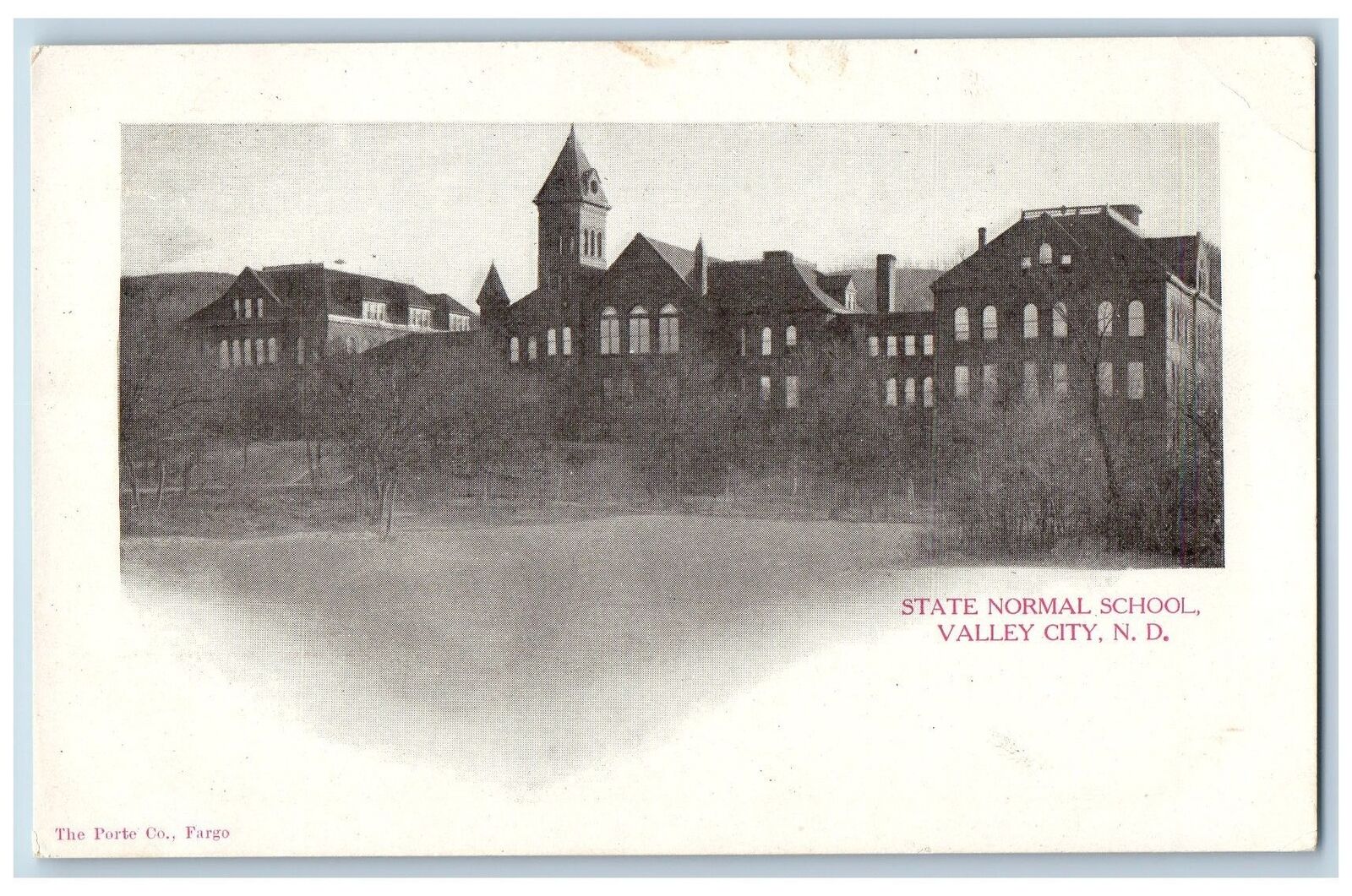 c1905\'s State Normal School Campus Building Valley City North Dakota ND Postcard