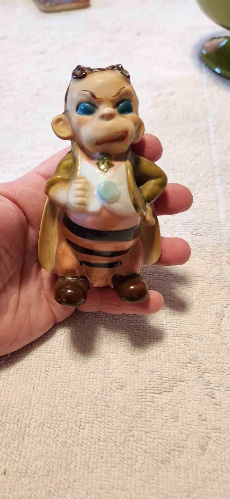  Anthropomorphic Vintage Boy Dr Striped Bee Bug Figurine Japan VERY RARE