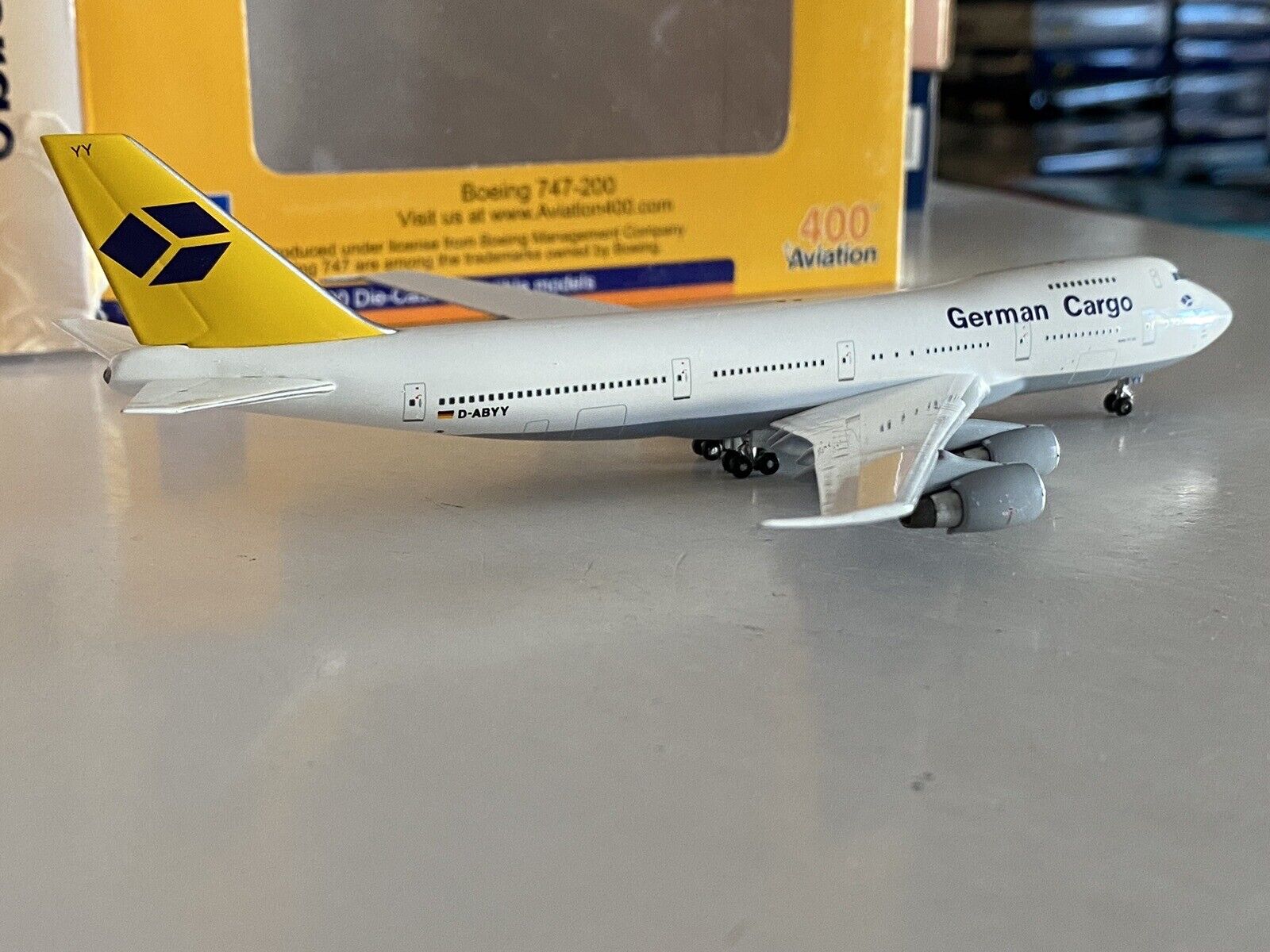 Aviation400 German Cargo Boeing 747-200 1:400 D-ABYY AV4742026