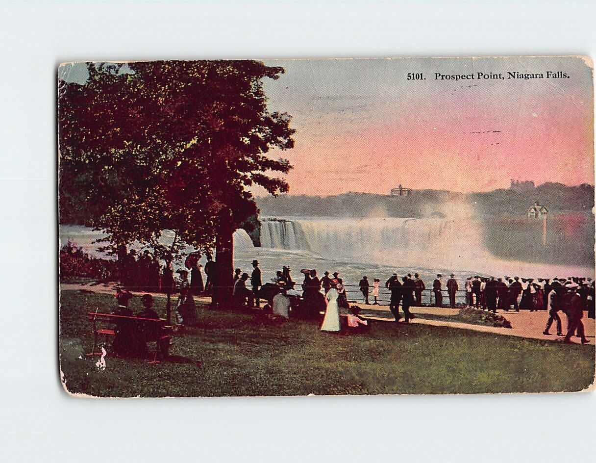 Postcard Prospect Point Niagara Falls New York USA