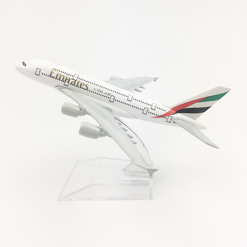 16cm Airplane Alloy Model Plane Air Emirates Airlines Airbus A380 Aircraft Model