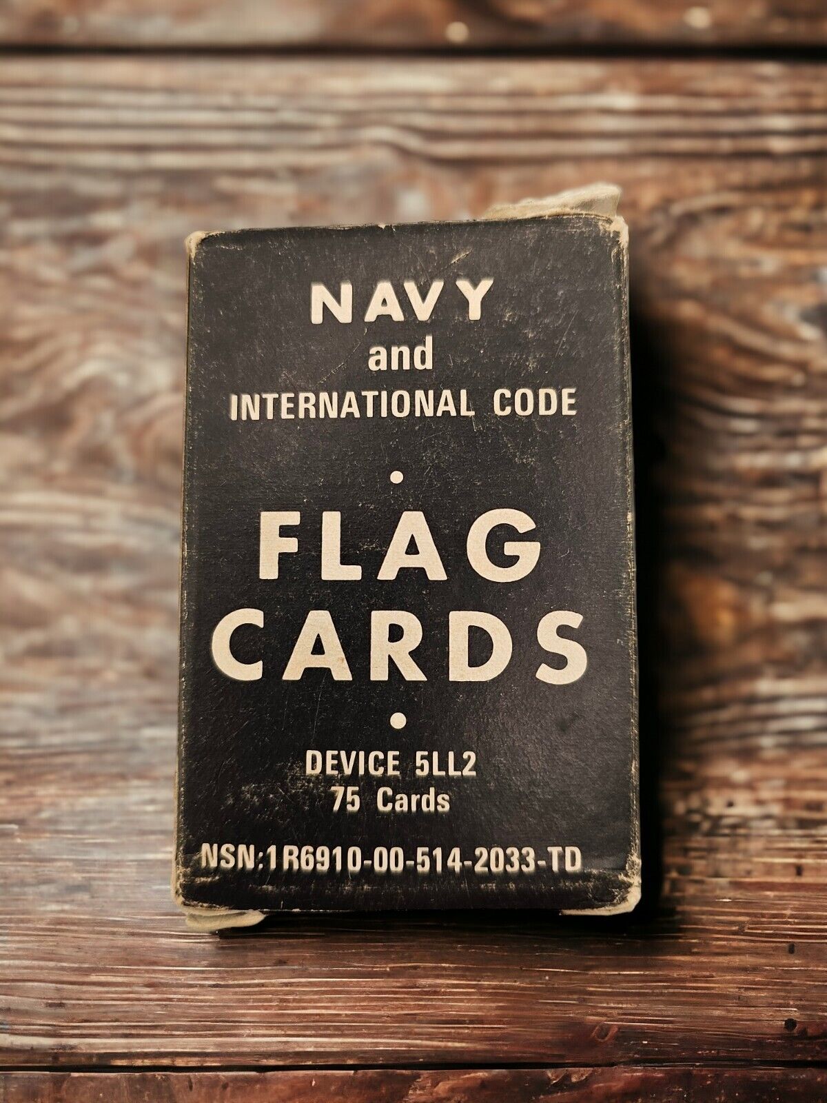 VTG Navy & International Code Flag Cards Device 5LL2 74 Cards (One  Missing) 