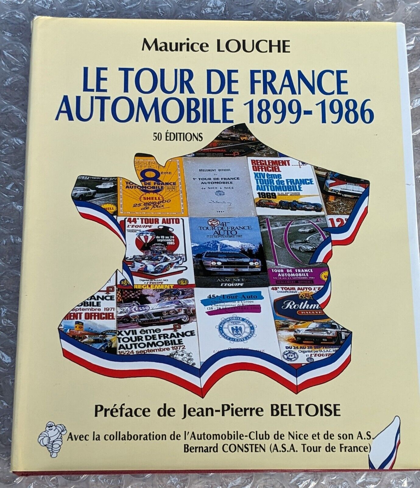 Le Tour de France Automobile 1899-1986 Maurice Louche 1987 1st Ed Barry Lake