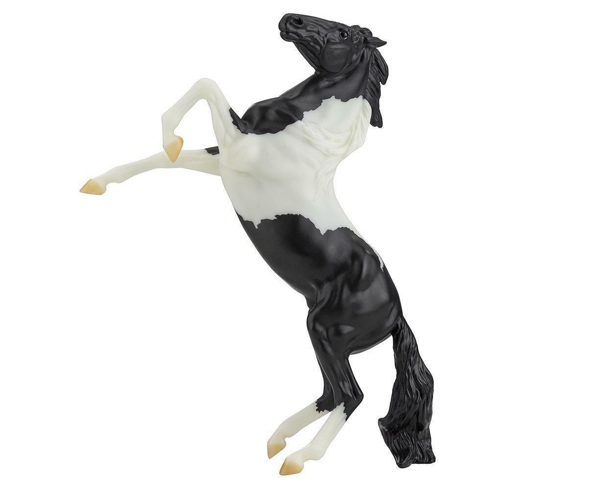 Breyer Horses Classic Size Freedom Series Black Pinto Mustang Horse Model #961