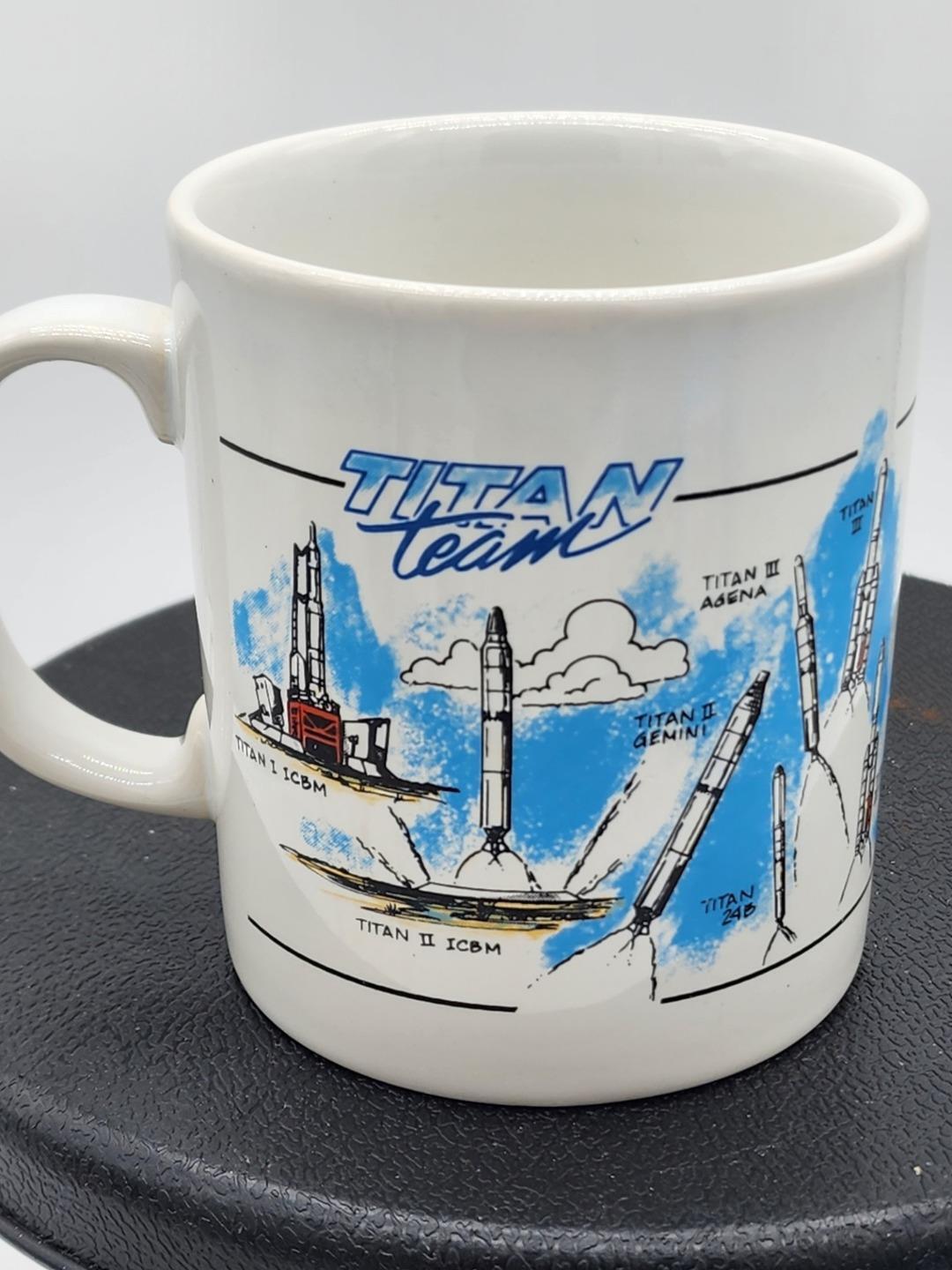 NASA Titan Team Lockheed Martin 30 Years Rocker Coloroll England Coffee Mug