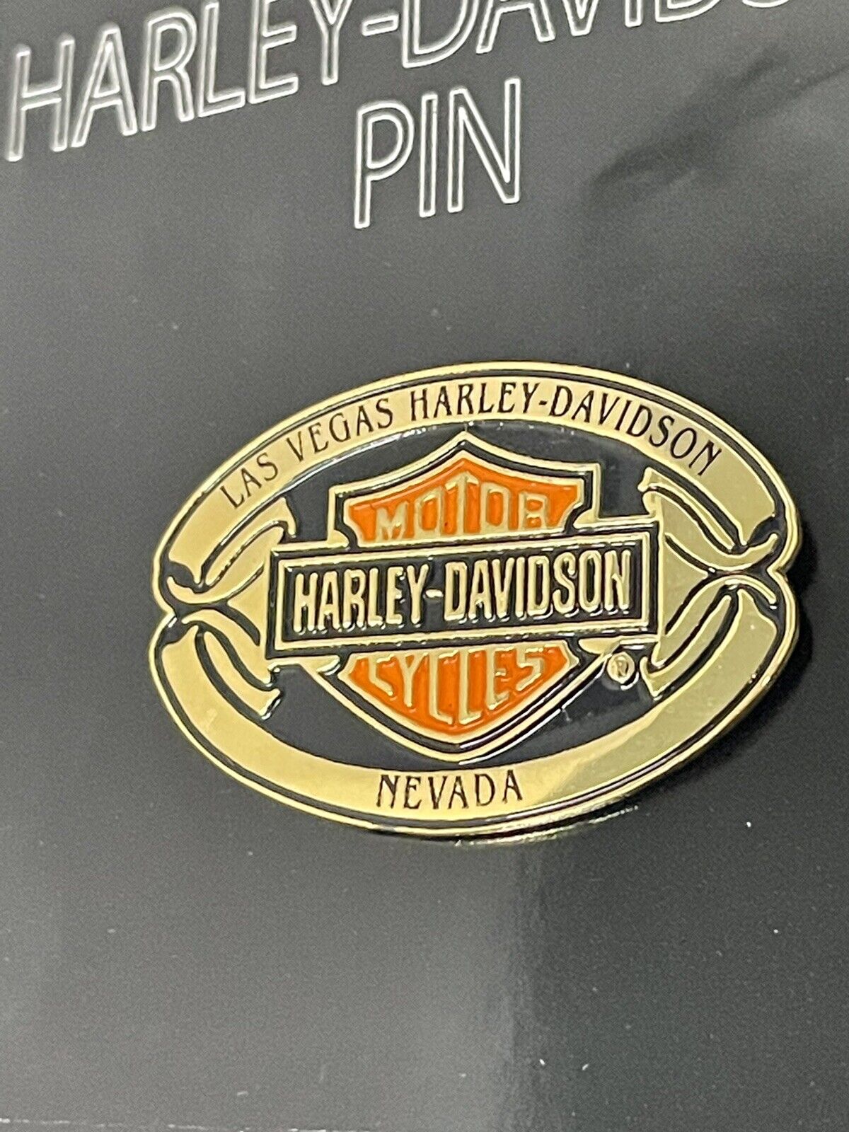 Harley Davidson Las Vegas Nevada Motorcycle Hat Jacket Vest Pin