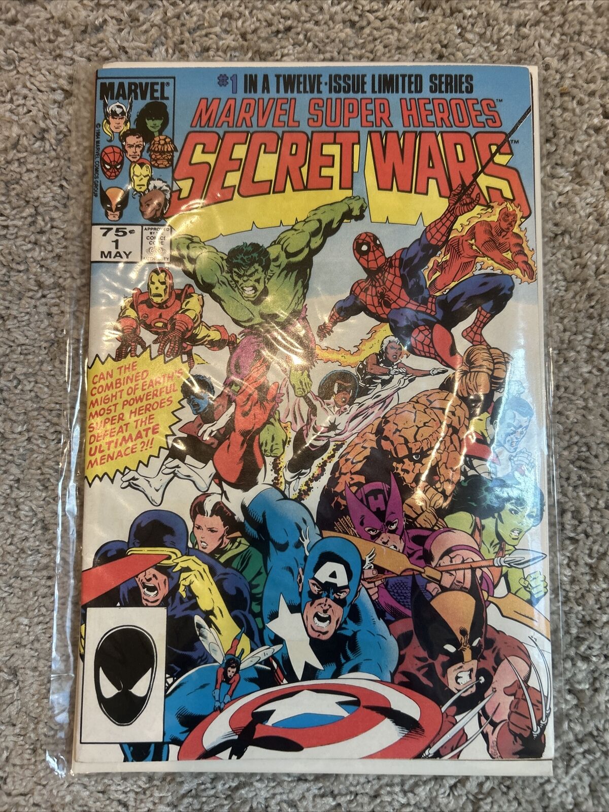 Marvel Super Heroes Secret Wars #1 VERY RARE 2nd Printing, 1st Beyonder MCU